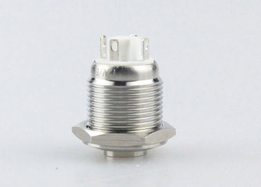 12 chef élevé Ring Type de bâti de panneau du commutateur de bouton poussoir d'acier inoxydable de volt LED 16mm