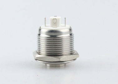 Tête élevée imperméable d'interrupteur de lampe rond de bouton poussoir de bâti de panneau avec la lumière de LED