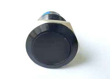 Anti commutateur de bouton poussoir en aluminium de vandale, commutateur de bouton poussoir IP67 de 19mm