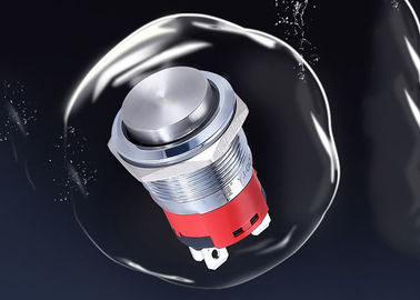 Interrupteur de lampe 22mm momentané imperméable résistant de bouton poussoir